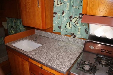 1961 Shasta Airflyte Kitchen 2