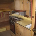 1961 Shasta Deluxe Kitchen
