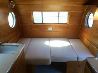 1953 Airfloat Navigator Dinette as Bed