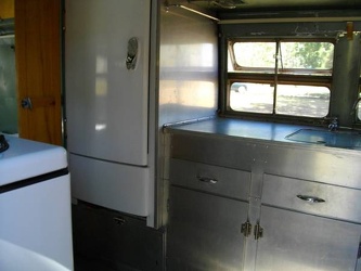 1951 Silver Streak Clipper Kitchen