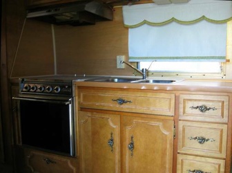 1972  Avion Voyageur Kitchen