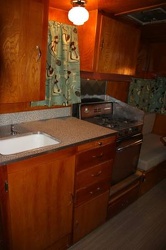 1961 Shasta Airflyte Kitchen