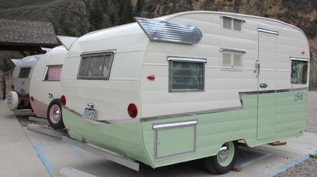 1961 Shasta Airflyte Rear