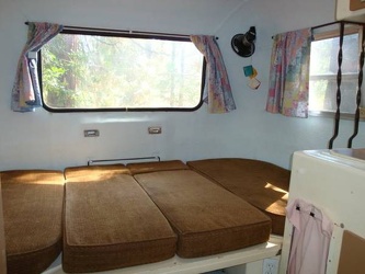 1975 Scamp Dinette as Bed