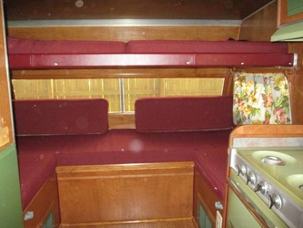 1969 Shasta LoFlyte Interior Rear