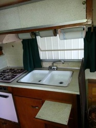 1954 Airstream Land Yacht Kitchen 2