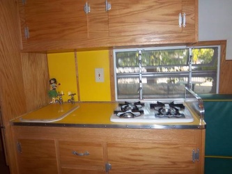 1956 Silver Streak Kitchen