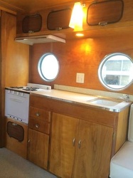 1953 Airfloat Navigator Kitchen